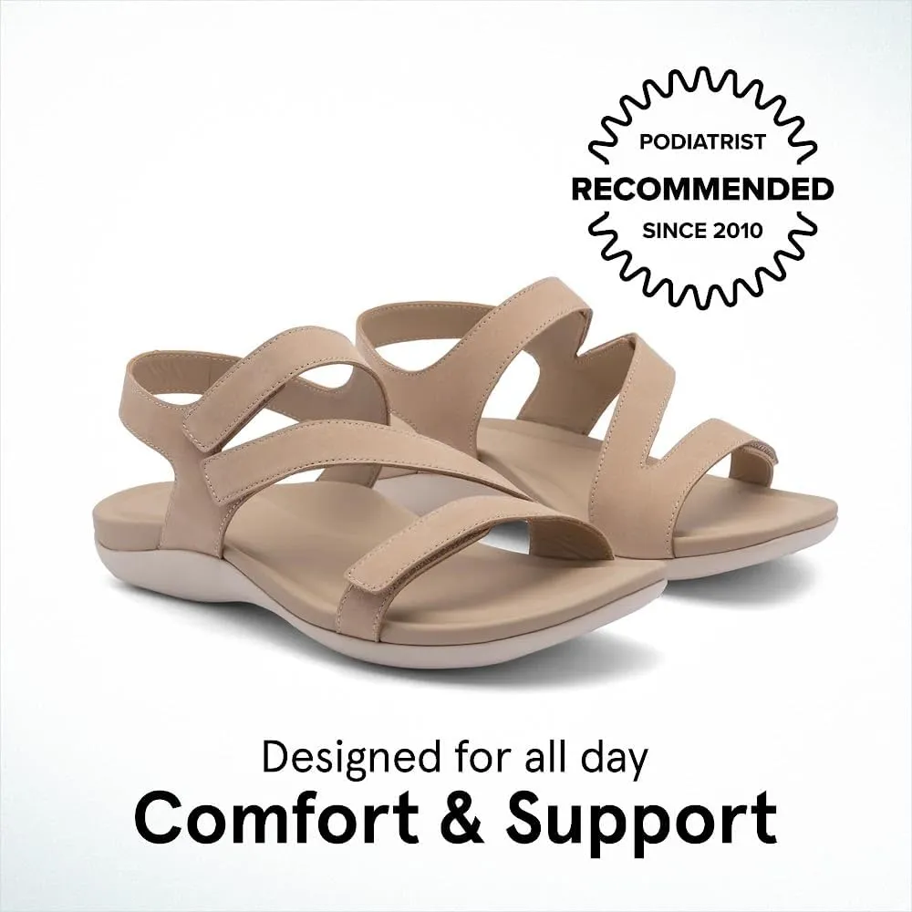 ABEO Oasis Women's Sandals | Metatarsal Support | Orthopedic Arch Support Comfort Sandals With Built-In Metatarsal Pads