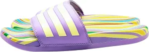 adidas Adilette Comfort Sandals Purple/Pearl Citrine/Purple 9 B (M)