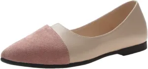 Aniywn Women's Pointed Toe Slip On Comfort Loafer Flat Comfortable Driving Office Loafer Shoes Ballet Flats