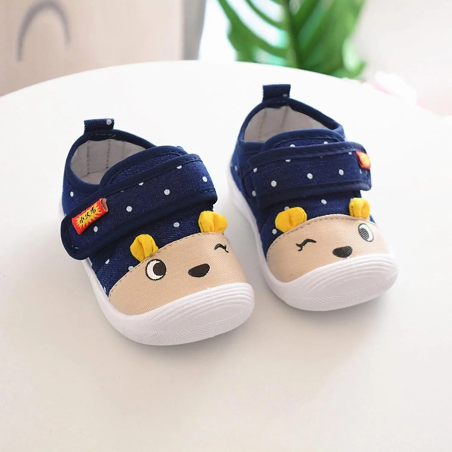 Baby Girl Squeaky Infant 𝐂artoon Sole Shoes Baby Kids Boys Soft -Slip Girls Toddler Comfort Anti-Slip Soft Sole Shoes