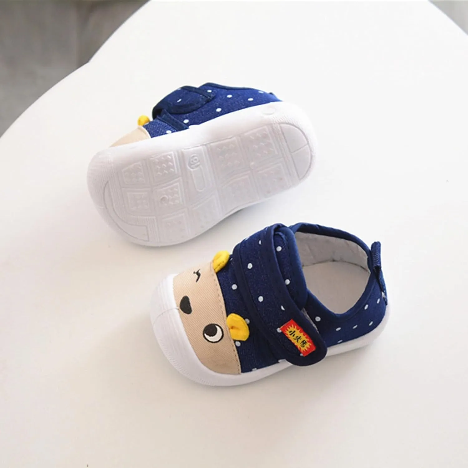 Baby Girl Squeaky Infant 𝐂artoon Sole Shoes Baby Kids Boys Soft -Slip Girls Toddler Comfort Anti-Slip Soft Sole Shoes