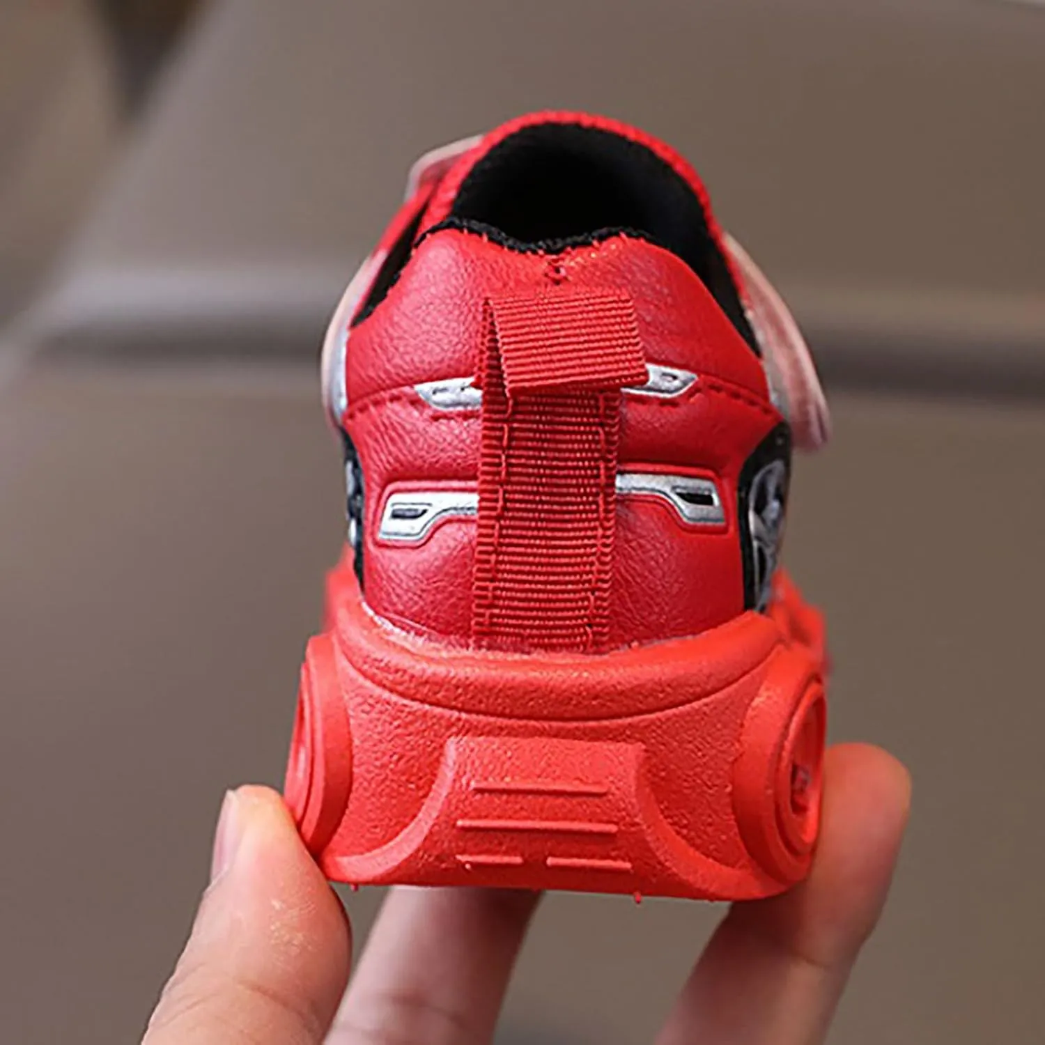 Baby Toddler Boys Girl Led Light Up Casual Shoes Kids 𝗖artoon Rabbit Luminous Sport Flat Sneakers Sports Walking