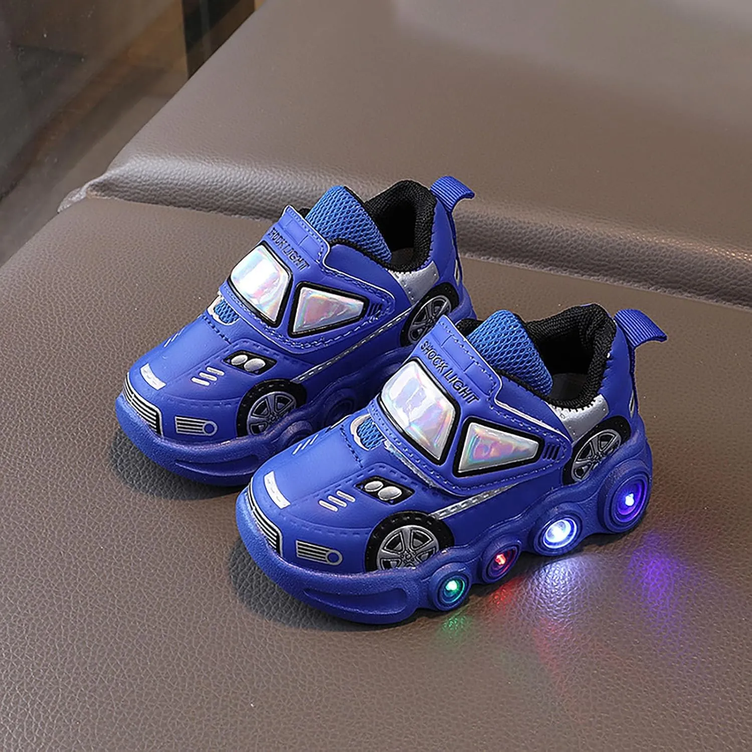 Baby Toddler Boys Girl Led Light Up Casual Shoes Kids 𝗖artoon Rabbit Luminous Sport Flat Sneakers Sports Walking
