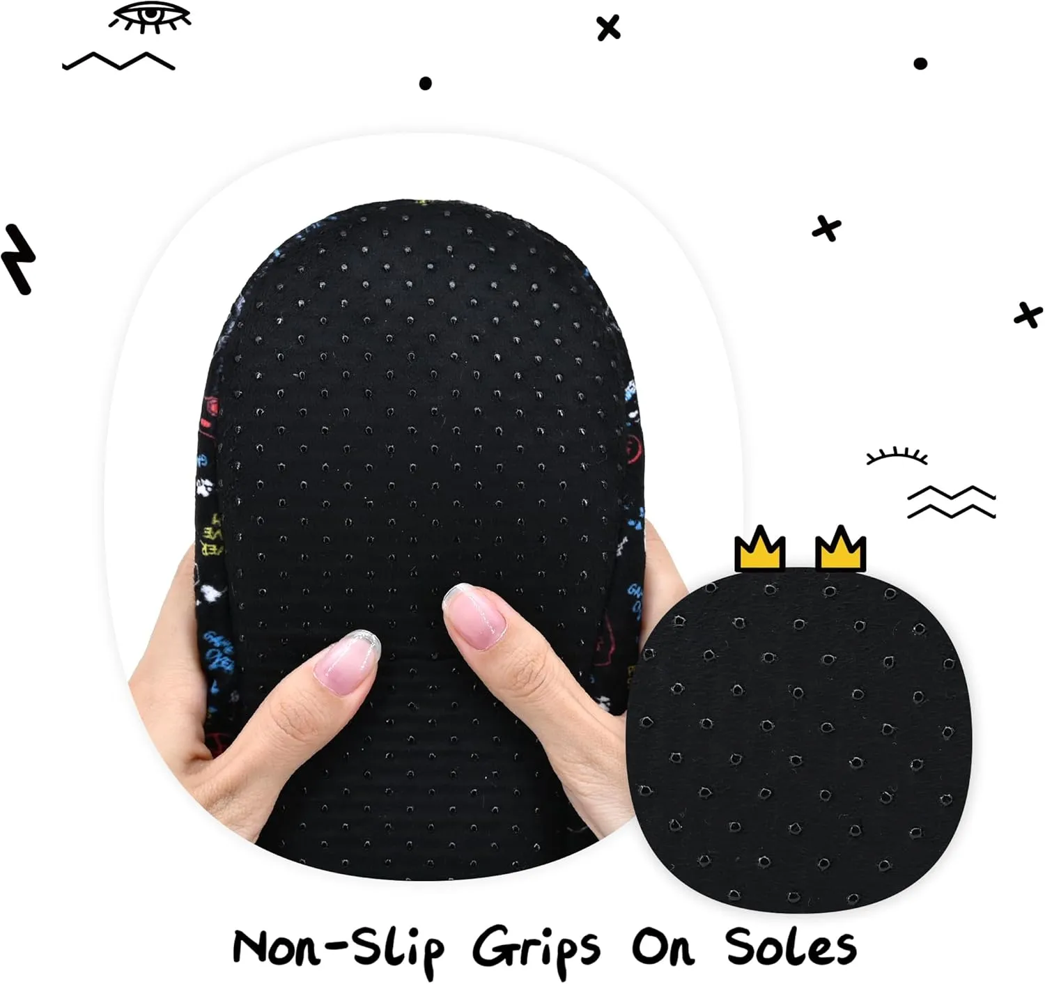 Boys House Slippers With Non Skid Bottoms, Cute Animal Slipper Socks With Grippers For Big Kids, Cozy Soft Sole Warm Fuzzy House Shoes