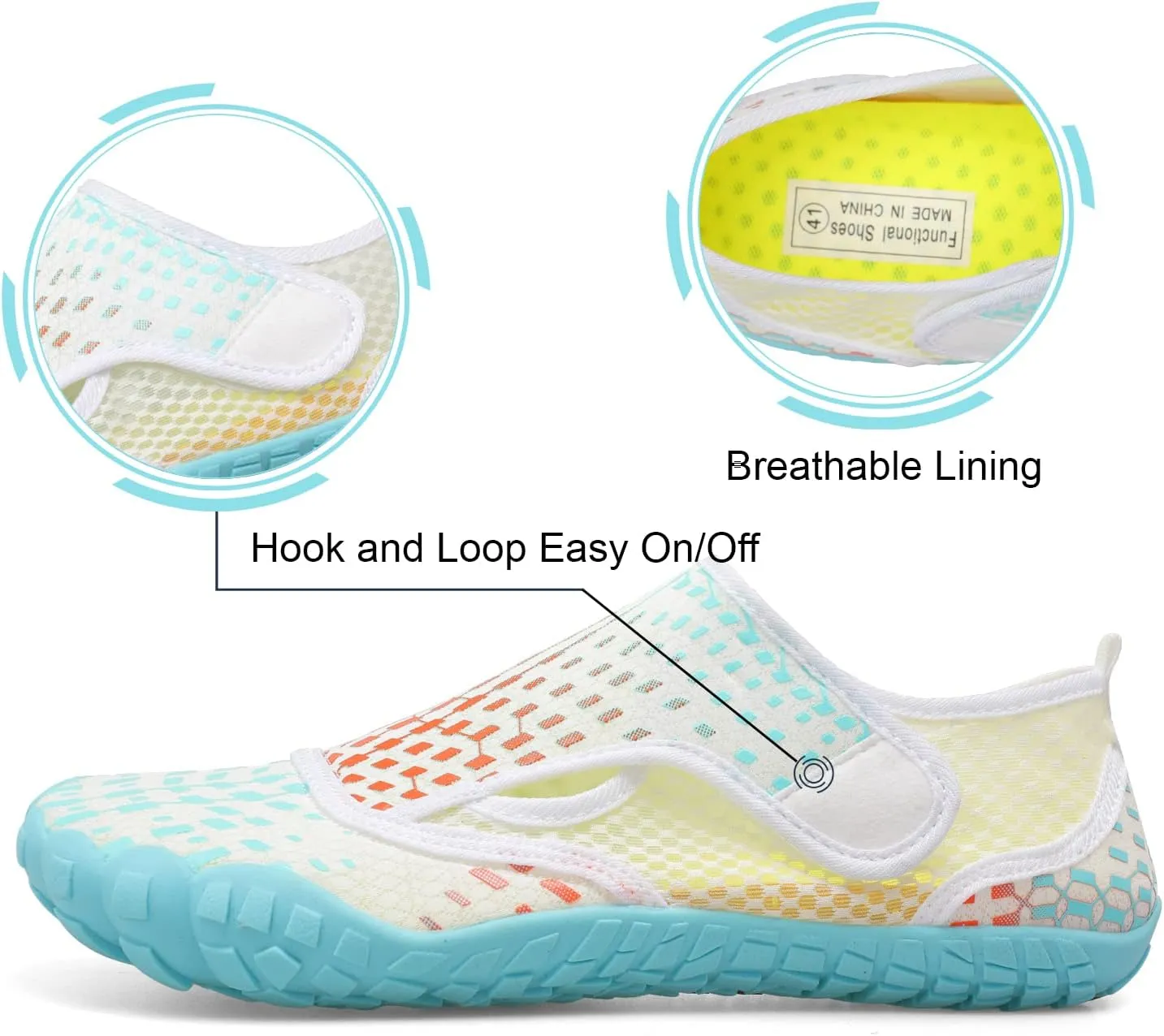Centipede Demon Swim Water Shoes for Women Men Quick Dry Barefoot Aqua Sneakers Shoe for Beach Hiking Diving Boating River Outdoor Water Sports