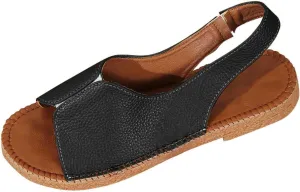 Comfortable Orthopedic Wedge Sandals for Women Open Toe Casual Solid Platform Sandal Arch Support Slides Walking Wide Shoes Boho Beach Casual Slip on Sandals Dressy Summer Shoes