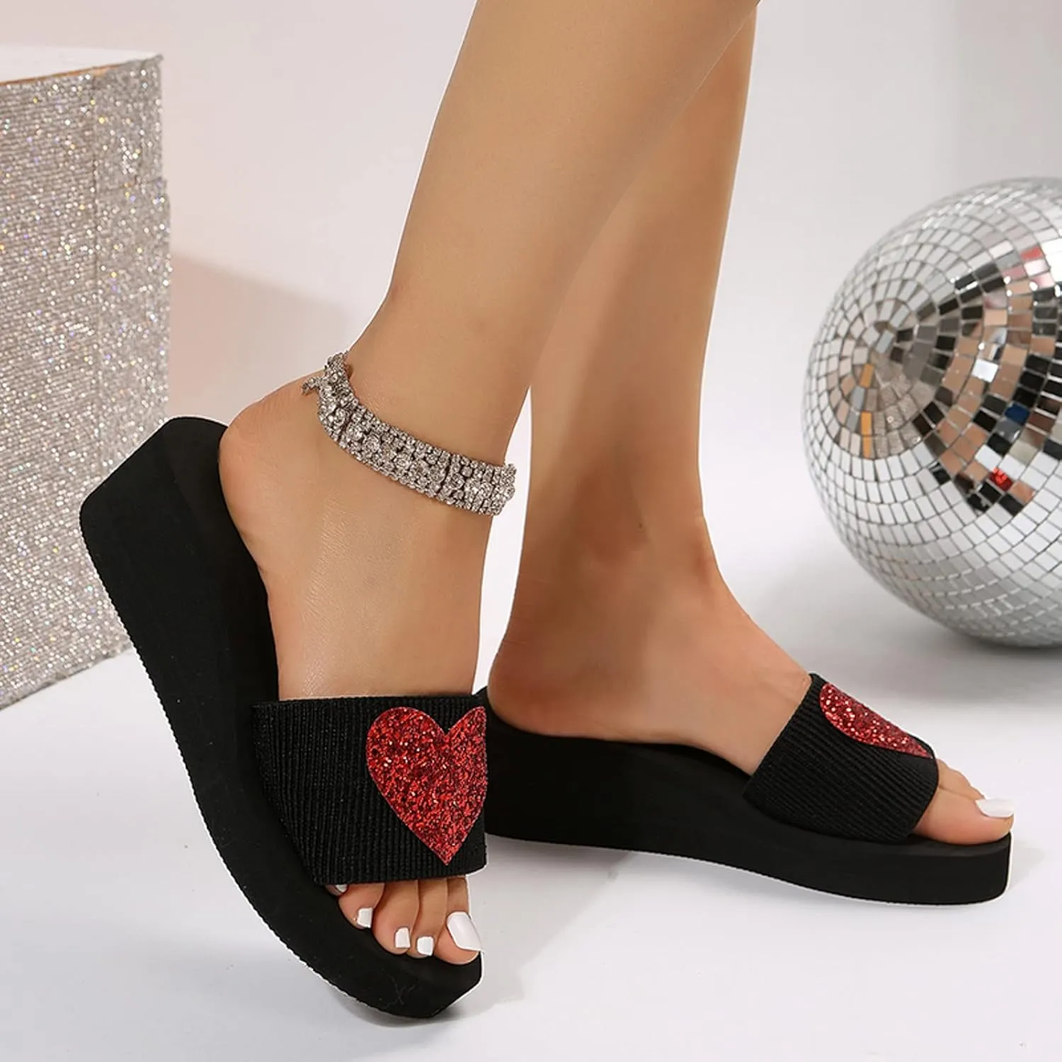 Fashion Thick Bottom Sandals for Women Summer Platform Comfortable Low Wedges Sandal Casual Sandals for Women