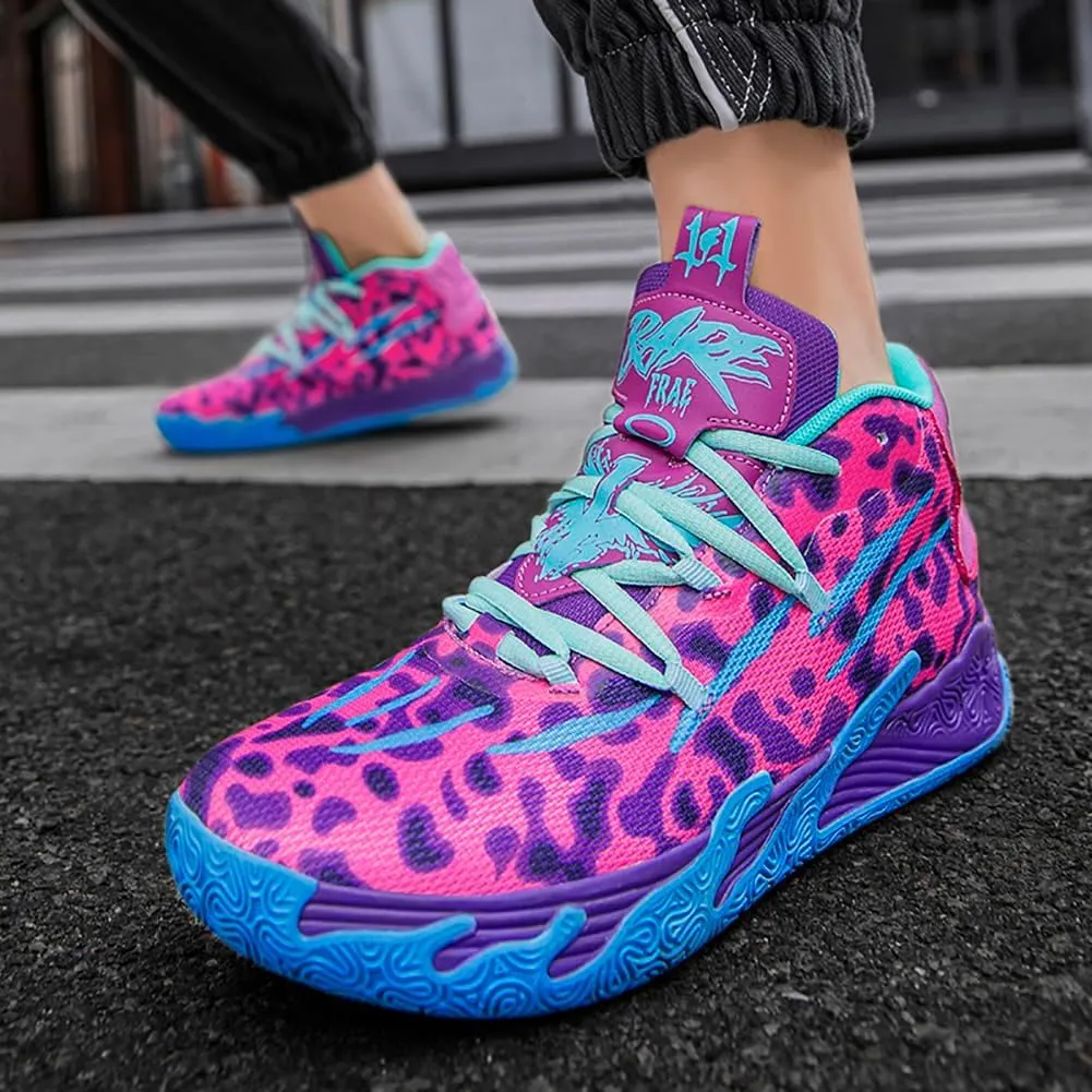 High top Neutral Basketball Shoes Men's Shoes Women's Shoes Super Light Sneakers wear Resistant high top Graffiti Style Combat Shoes Couple Style