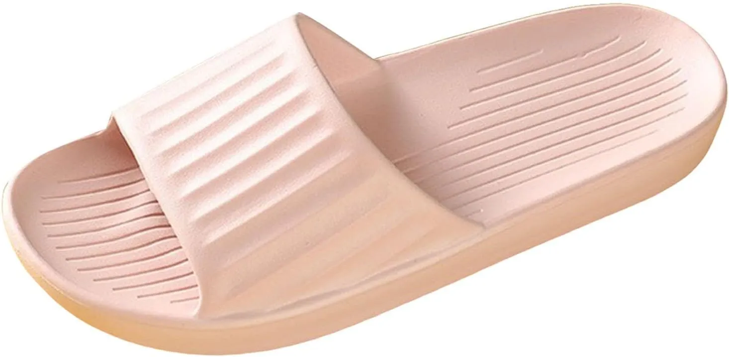 Indoor Slippers Non Slip Quick Drying Bathroom Slippers for Women Men Bathroom for Men Women Home Slides