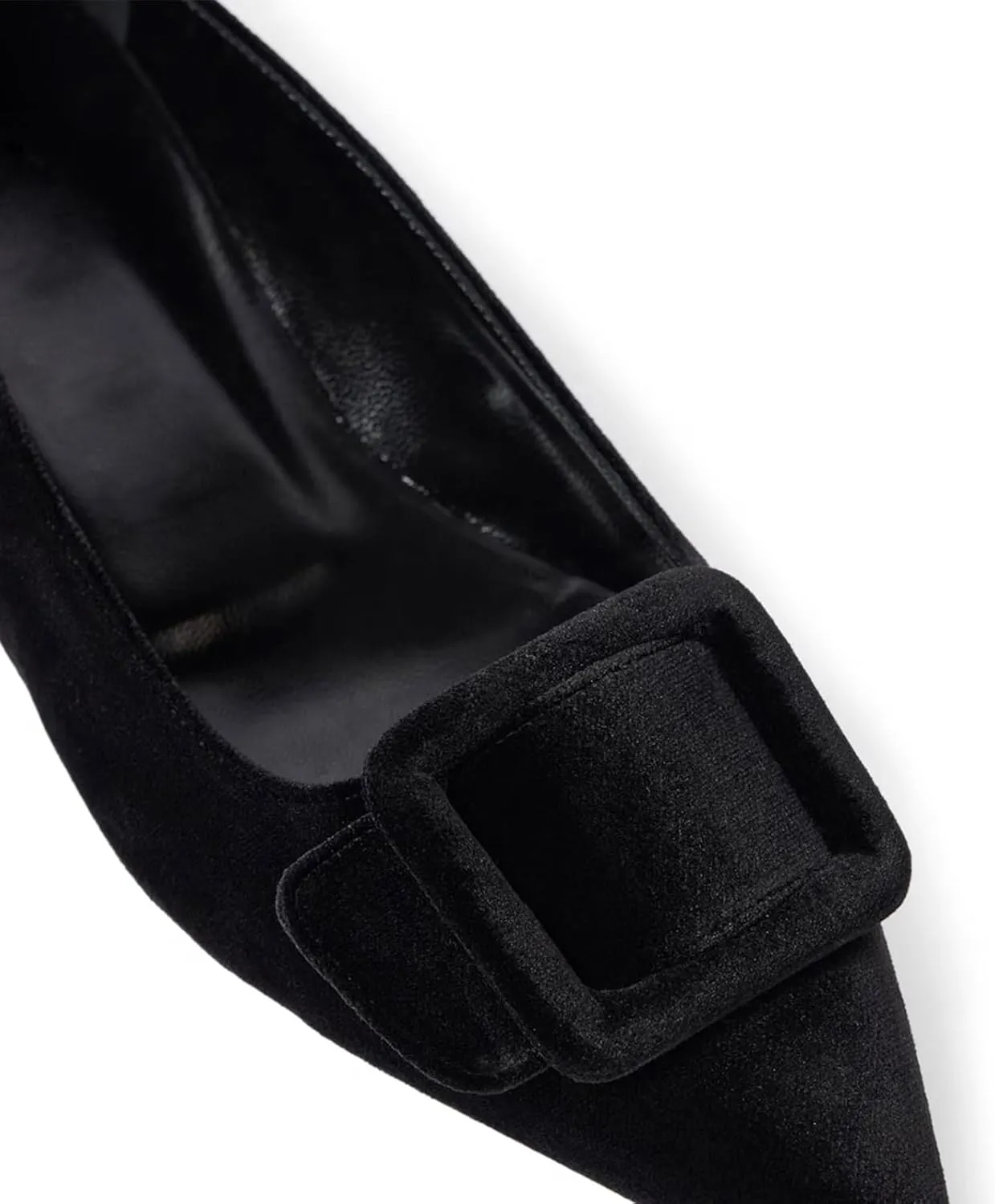 JORISTIMO Women's Ballet Flats Pointed Closed Toe Pumps Low Heels Mary Jane Slip On Dressy Flats