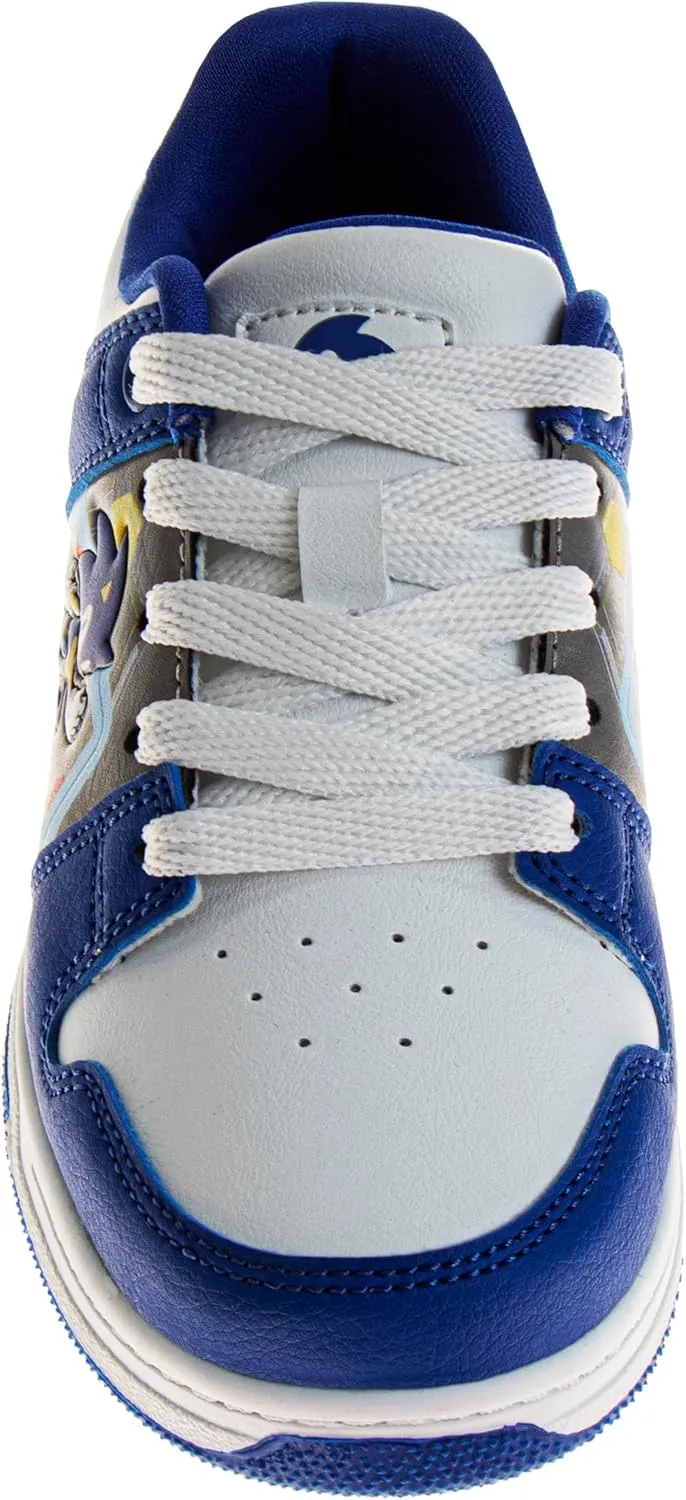 Josmo Sonic The Hedgehog Shoes - Kids Boys Slipon Athletic Tennis Lightweight Sneakers (Little Kid/Big Kid)