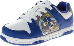 Josmo Sonic The Hedgehog Shoes - Kids Boys Slipon Athletic Tennis Lightweight Sneakers (Little Kid/Big Kid)