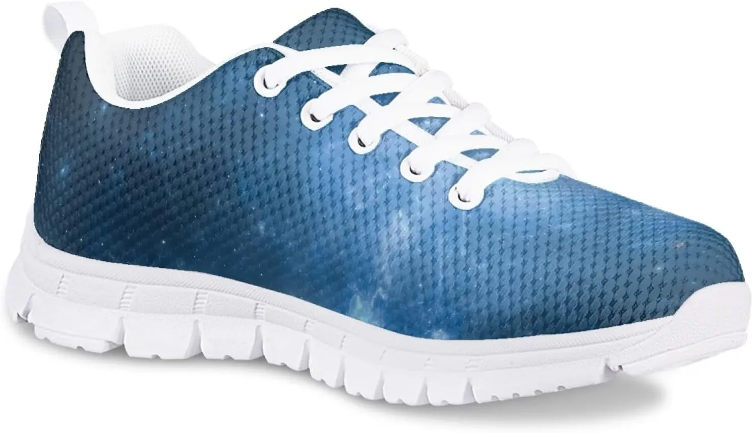 Kids Running Shoes Kids Lightweight Breathable Sneakers Lace-up Tennis Athletic Shoes for Teen Boys,Black