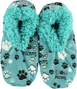 Lazy One Fuzzy Feet Slipper Socks for Women, Cute Fleece-Lined House Slippers, Cute Dog & Cat Design