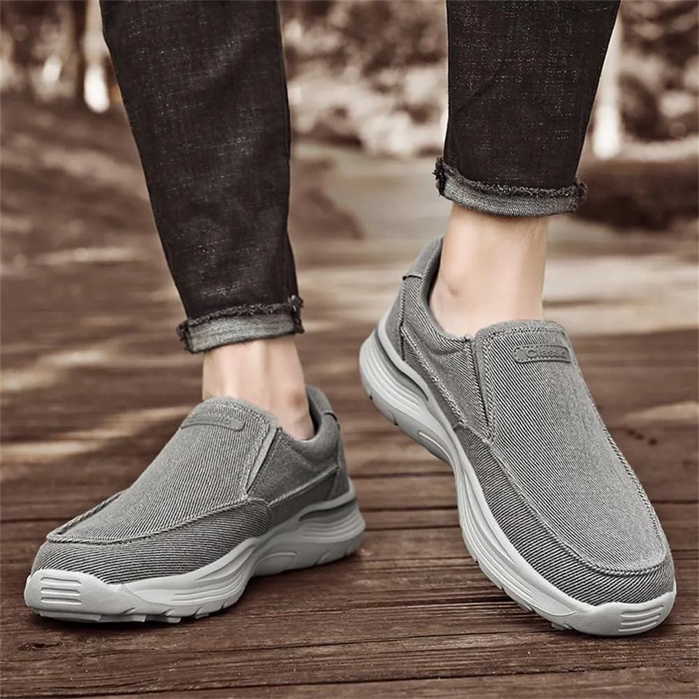 Light Sneakers for Men Casual Shoes Low Top Slip on Breathable Canvas Walking Shoes Comfortable Driving Shoes for Men