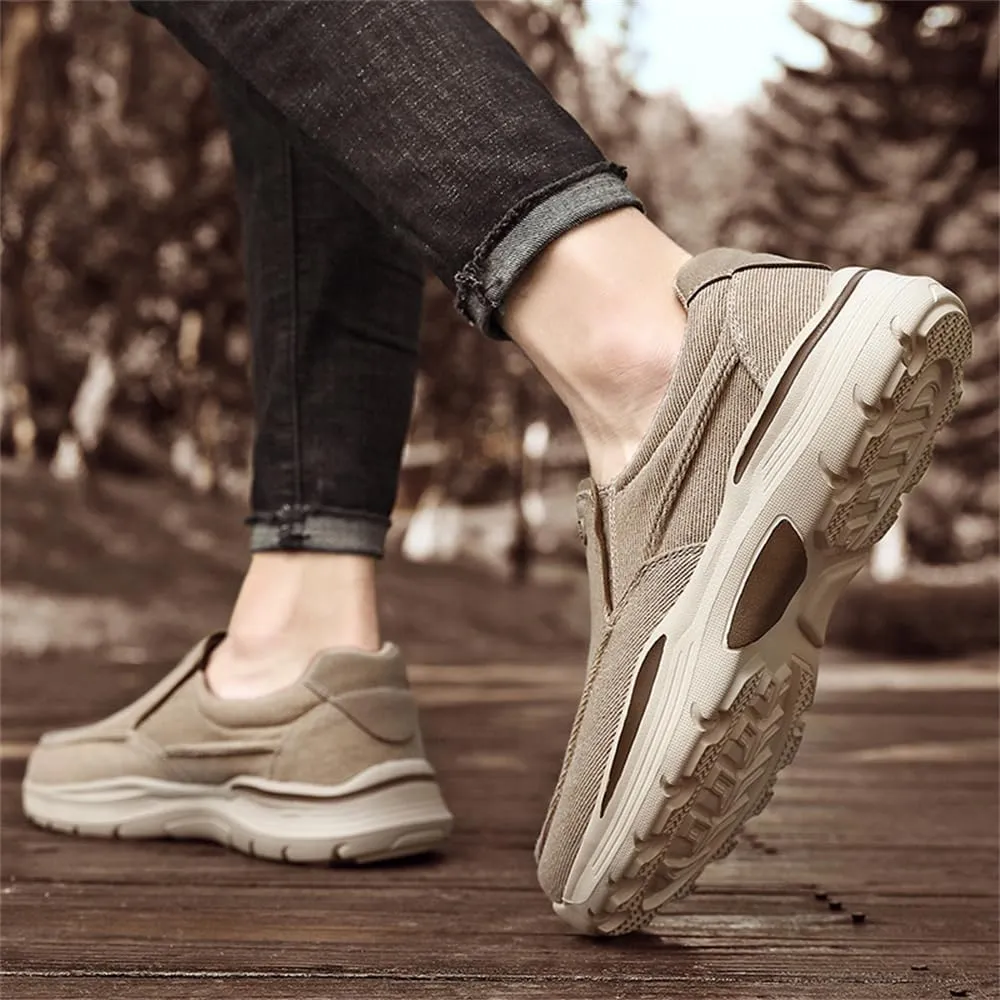 Light Sneakers for Men Casual Shoes Low Top Slip on Breathable Canvas Walking Shoes Comfortable Driving Shoes for Men