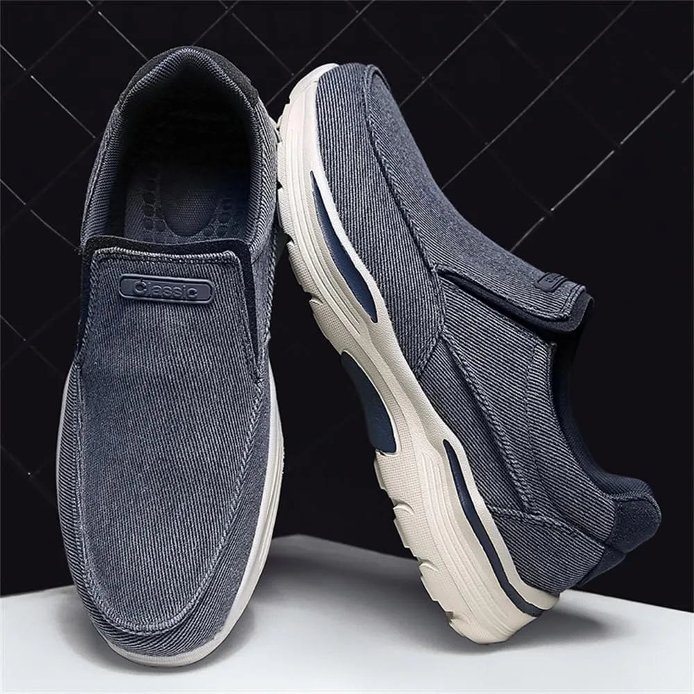 Light Sneakers for Men Casual Shoes Low Top Slip on Breathable Canvas Walking Shoes Comfortable Driving Shoes for Men