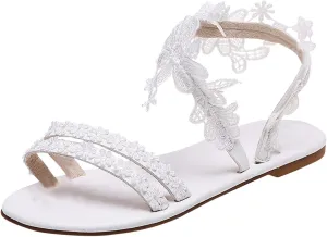Slides for Women Dressy Fashion Sandles Womans Flip Flops for Women Womens Casual Strappy Sandal Adjustable Buckle Slip on Womens Wedge Sandal