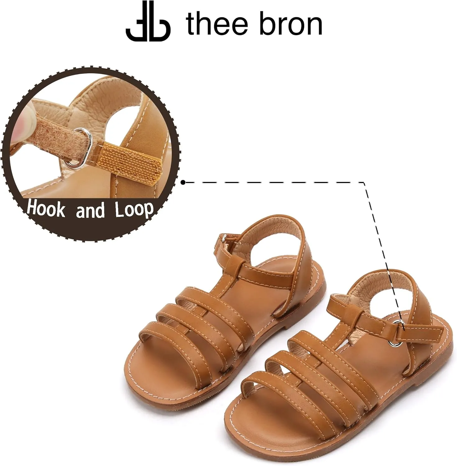 THEE BRON Girls Comfort Sandals Kids Shoes Sandals Filles Sandales