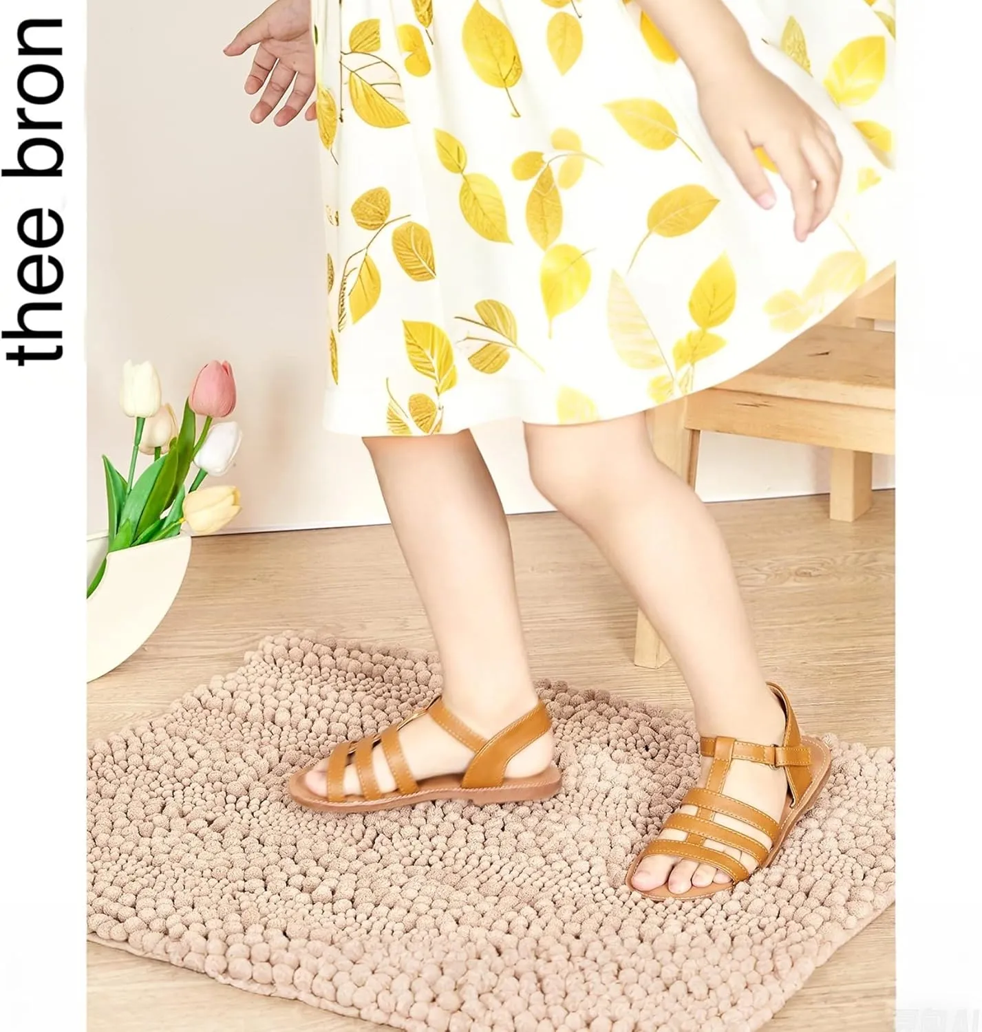 THEE BRON Girls Comfort Sandals Kids Shoes Sandals Filles Sandales