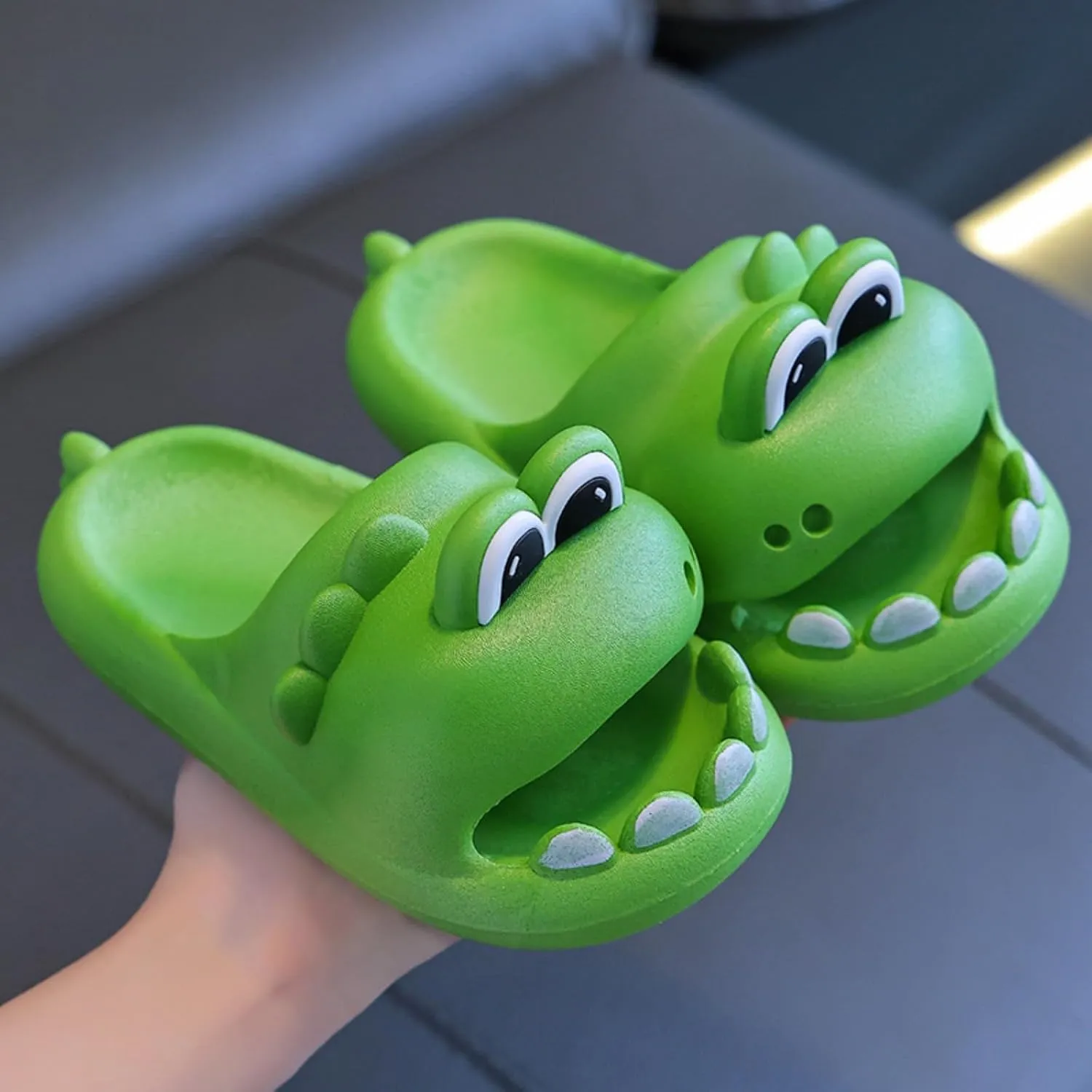 Toddler Boys Slides Sandals Dinosaur Foam Summer Slipper Shoes Baby Infant Cute Non Slip Pool Beach Water Sandals Soft