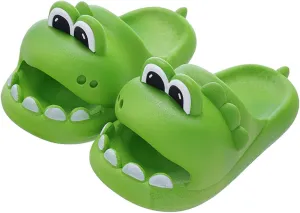 Toddler Boys Slides Sandals Dinosaur Foam Summer Slipper Shoes Baby Infant Cute Non Slip Pool Beach Water Sandals Soft