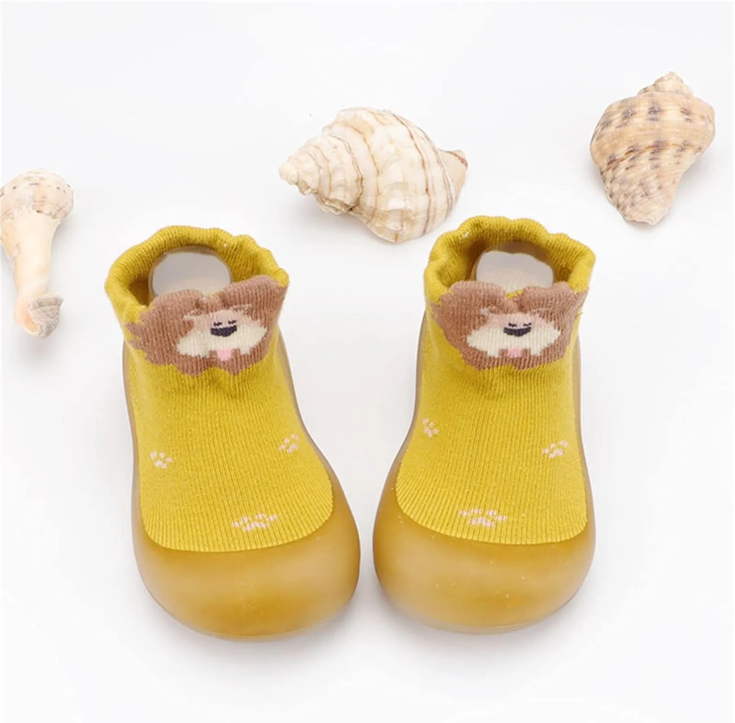Toddler Sock Shoes Kids Infant Newborn Baby Boys Girls Shoes First Walking Striped Plaid Antislip Sock Shoes