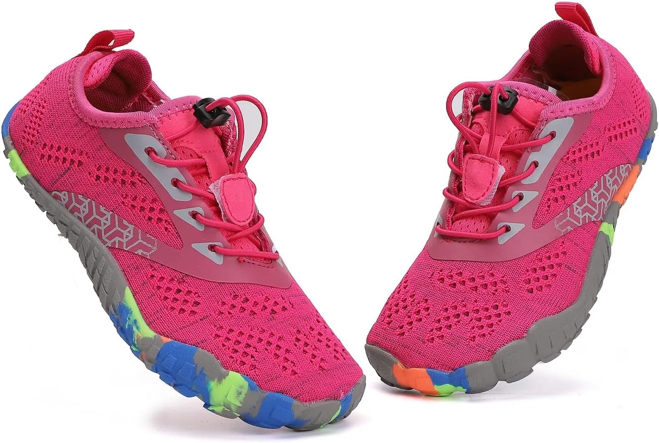 Water Shoes for Kids Boys Girls Aqua Athletic Sneakers Barefoot Beach Swim Pool Lightweight Sport Fast Dry Shoes(Toddler/Little Kid/Big Kid)