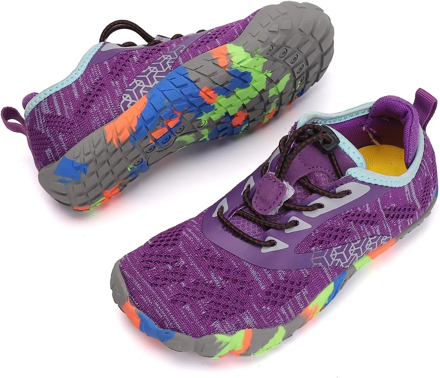 Water Shoes for Kids Boys Girls Aqua Athletic Sneakers Barefoot Beach Swim Pool Lightweight Sport Fast Dry Shoes(Toddler/Little Kid/Big Kid)
