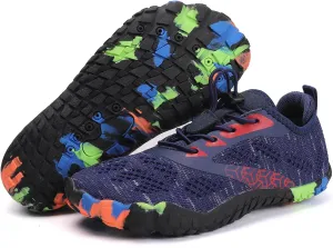 Water Shoes for Kids Boys Girls Aqua Athletic Sneakers Barefoot Beach Swim Pool Lightweight Sport Fast Dry Shoes(Toddler/Little Kid/Big Kid)