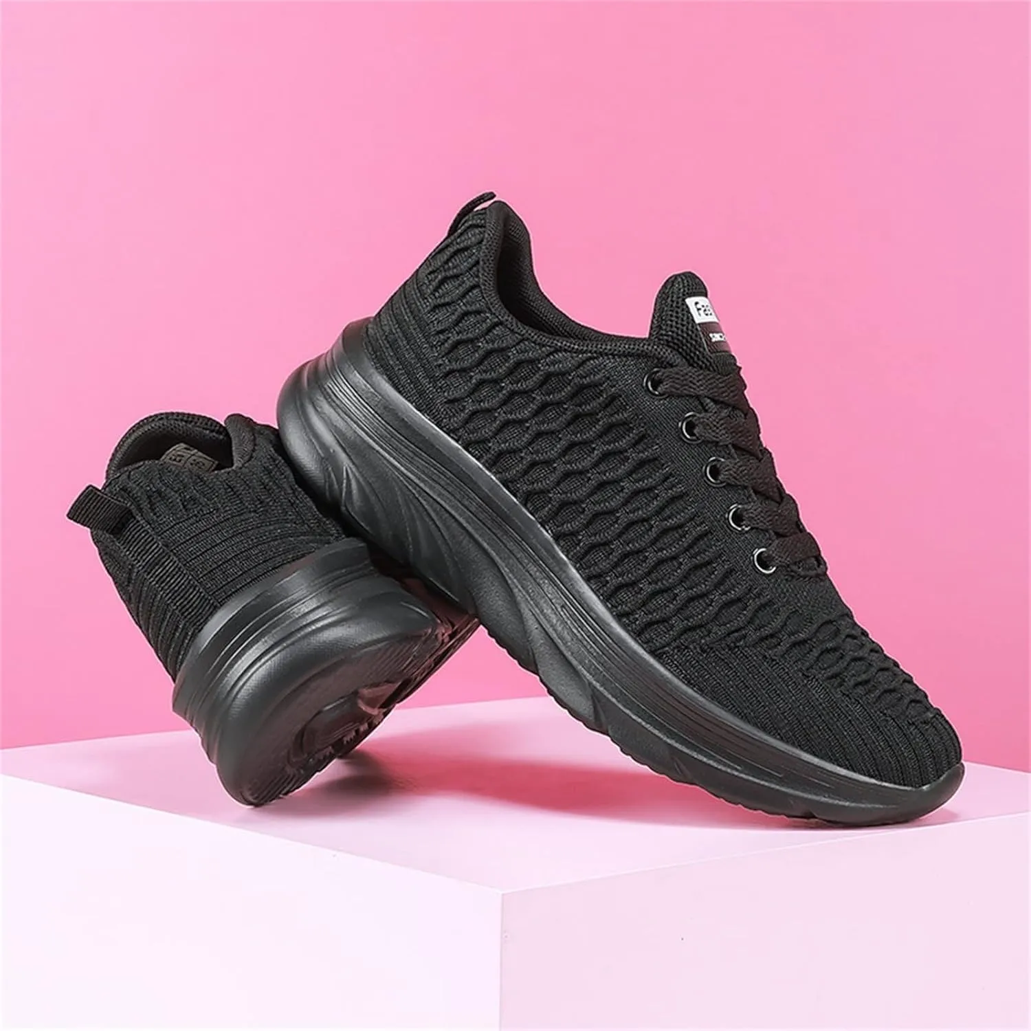Women Canvas Slip On Sneakers Casual Walking Shoes Lightweight Flat Comfortable Elastic Non Slip Loafers