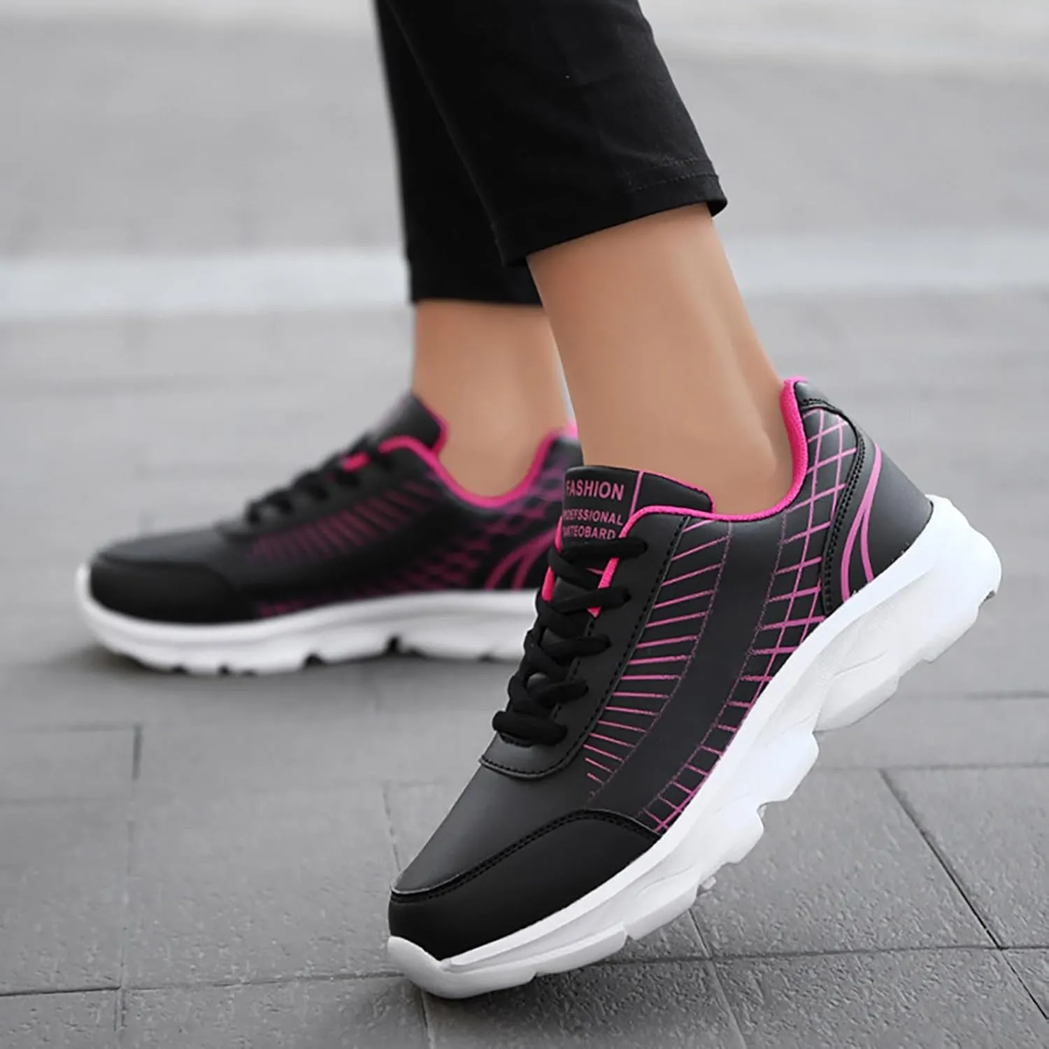 Womens Elastic Slip On Sneakers Casual Walking Shoes Lightweight Canvas Comfortable Flats Non Slip Loafers