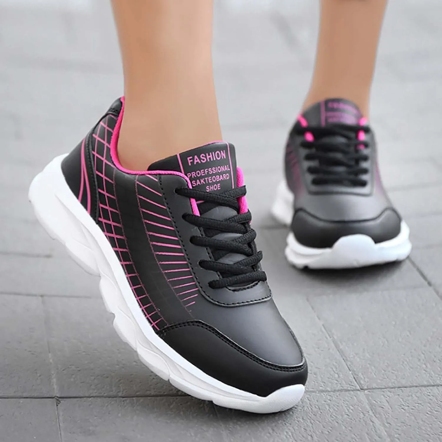 Womens Elastic Slip On Sneakers Casual Walking Shoes Lightweight Canvas Comfortable Flats Non Slip Loafers