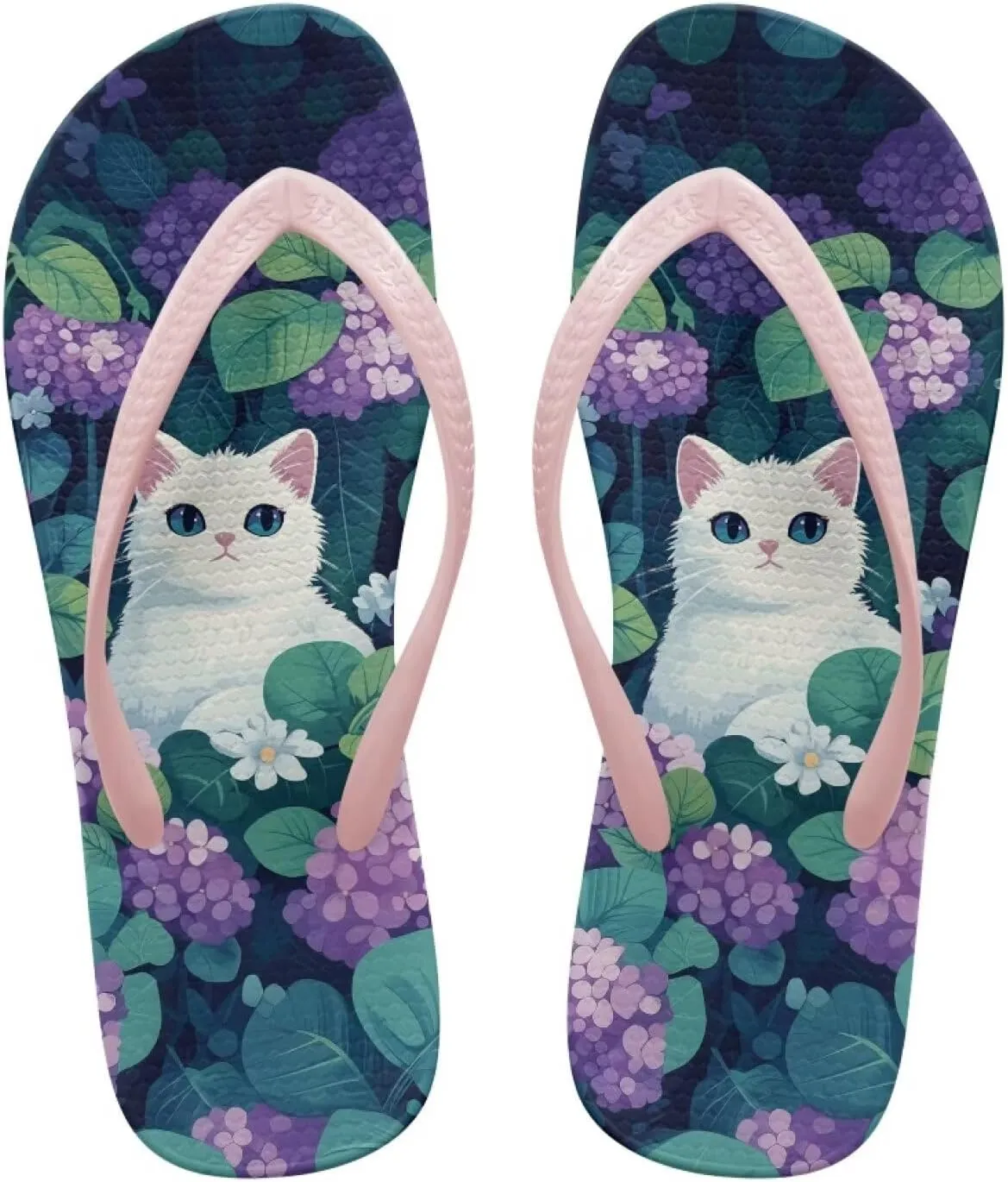 Women's Flip Flops Fashion Summer Sandal Lightweight Thong Sandals Non-Slip Shower Shoes Soft Slippers for Casual Beach Pool US Size 5-9