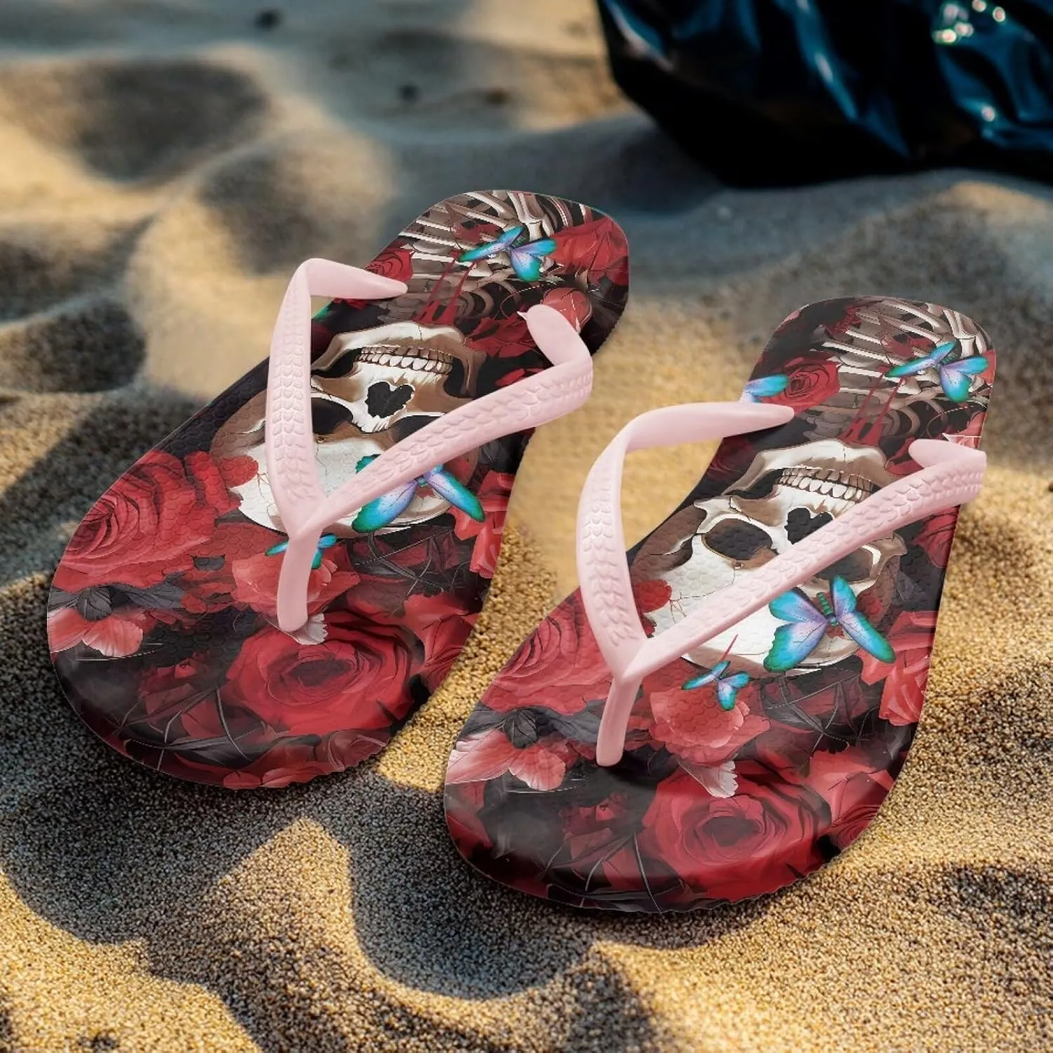 Women's Flip Flops Fashion Summer Sandal Lightweight Thong Sandals Non-Slip Shower Shoes Soft Slippers for Casual Beach Pool US Size 5-9