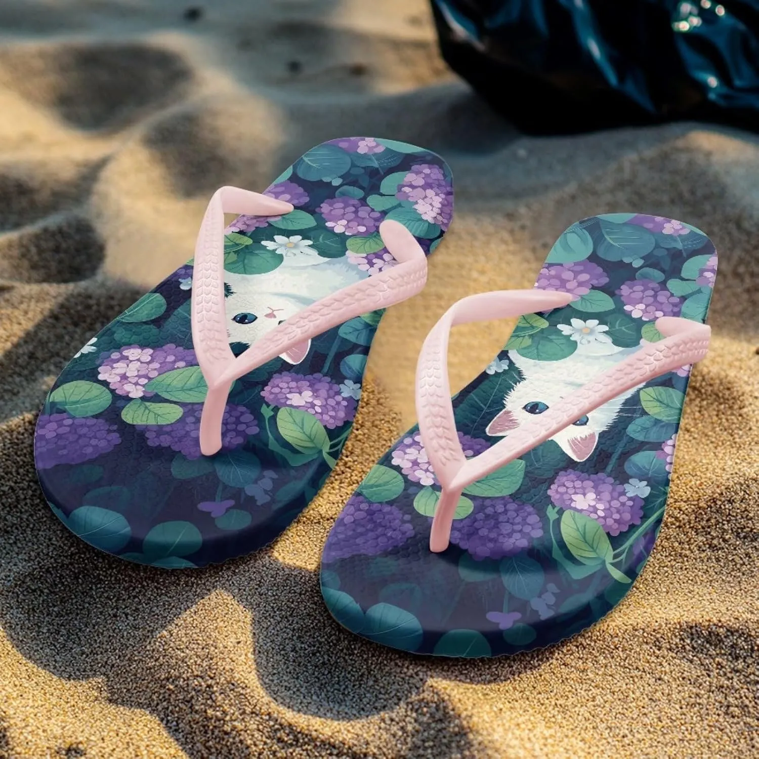 Women's Flip Flops Fashion Summer Sandal Lightweight Thong Sandals Non-Slip Shower Shoes Soft Slippers for Casual Beach Pool US Size 5-9