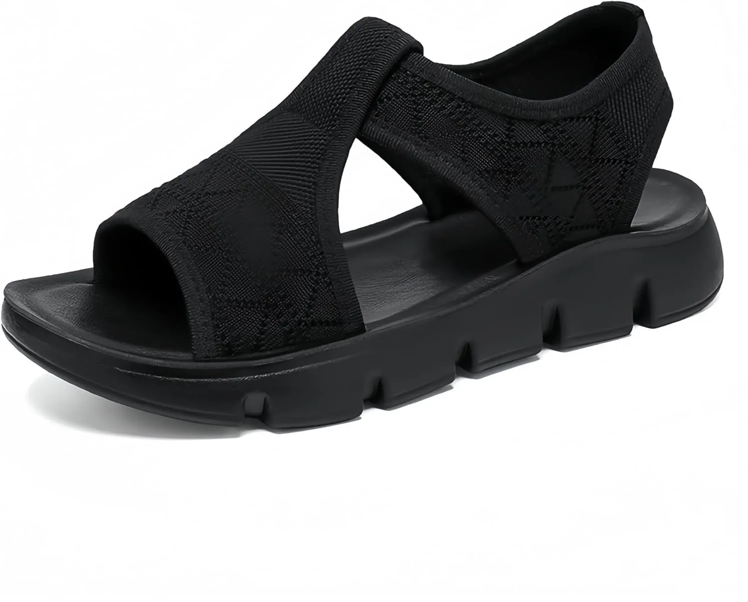 Women's Mesh Comfort Sandals Open Toe Platform Shoes 4 Colors Available