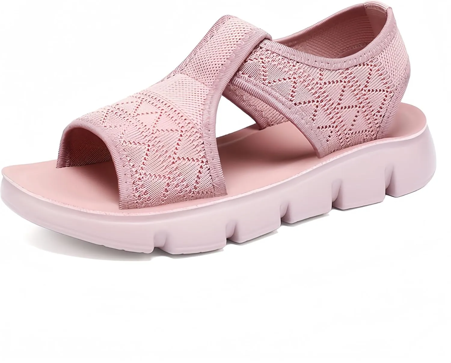 Women's Mesh Comfort Sandals Open Toe Platform Shoes 4 Colors Available