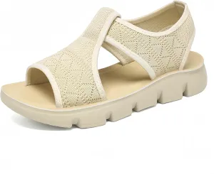Women's Mesh Comfort Sandals Open Toe Platform Shoes 4 Colors Available