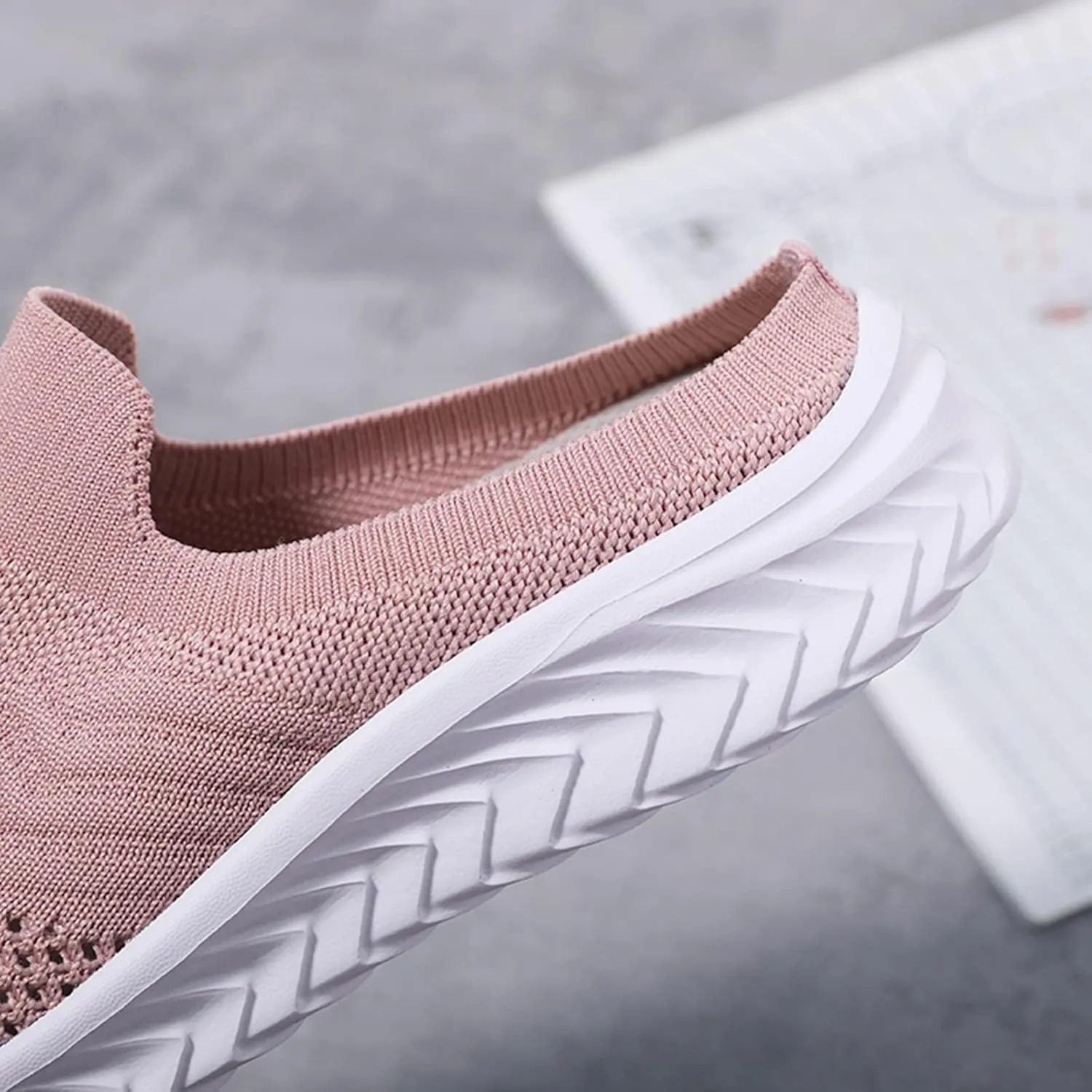 Womens Orthopedic Comfortable Loafers Slip On Walking Shoes with Arch Support Casual Sneakers Plantar Fasciitis Relief Foot Heel Pain Diabetic Feet