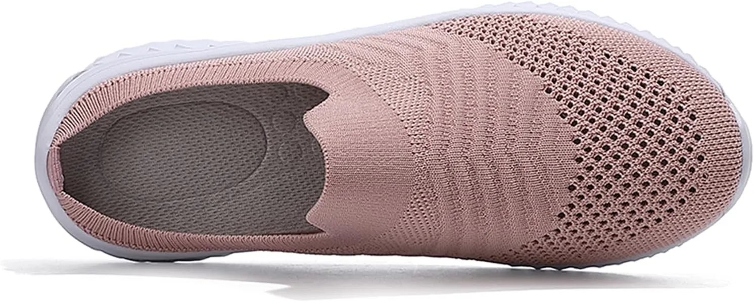 Womens Orthopedic Comfortable Loafers Slip On Walking Shoes with Arch Support Casual Sneakers Plantar Fasciitis Relief Foot Heel Pain Diabetic Feet