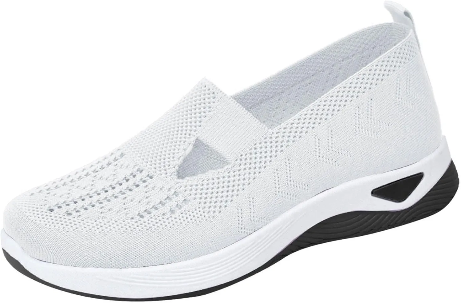 Womens Orthopedic Comfortable Walking Shoes Slip On Sneakers with Arch Support Casual Loafers for Plantar Fasciitis Relief Foot Heel Pain Diabetic Feet