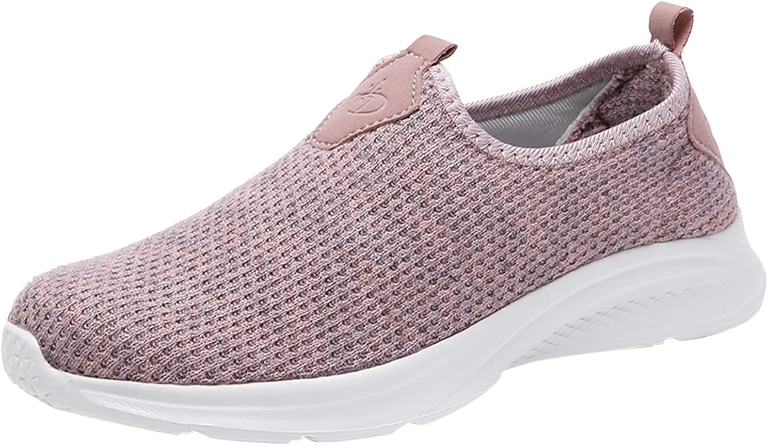 Womens Orthopedic Slip On Loafers Walking Shoes with Arch Support Comfortable Sneakers for Plantar Fasciitis Relief Foot Pain Casual Diabetic Swollen Feet