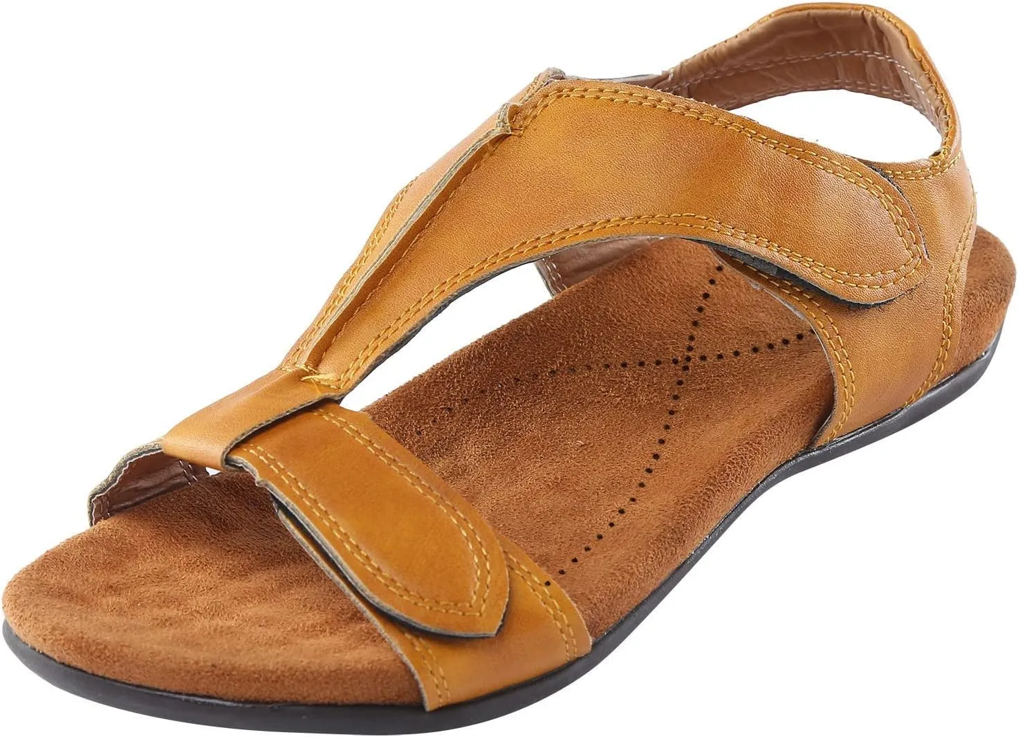 Womens Sandals Comfortable Dressy Women's Brown Sandals Flip Flops for Women Waterproof Flat Sandal Women Slip on Casual Flat Sandal Women Wedge Shoes
