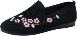 Womens Slip On Loafers Casual Comfortable Walking Shoes Lightweight Canvas Sneakers Non Slip Flat Flats